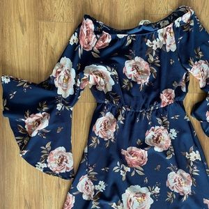 NWT floral boutique maxi dress